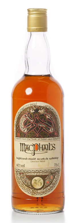 MacPhails 36 Year Old 1950 Book of Kells Highland Malt Scotch Whisky at CaskCartel.com