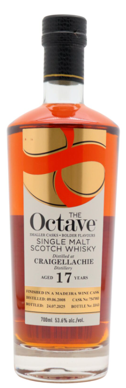 Craigellachie 17 Year Old · 2008 Vintage The Octave Single Madeira Cask #7547083 Single Malt Scotch Whisky | 700ML at CaskCartel.com