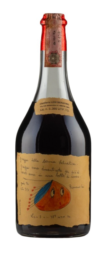 Romano Levi 1979 Black Della Donna Selvatica Dimenticato Grappa at CaskCartel.com