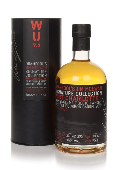 Port Charlotte 7.2 10 Year Old 2012 Jim McEwan Signature Collection Dramfool Single Malt Scotch Whisky | 700ML at CaskCartel.com