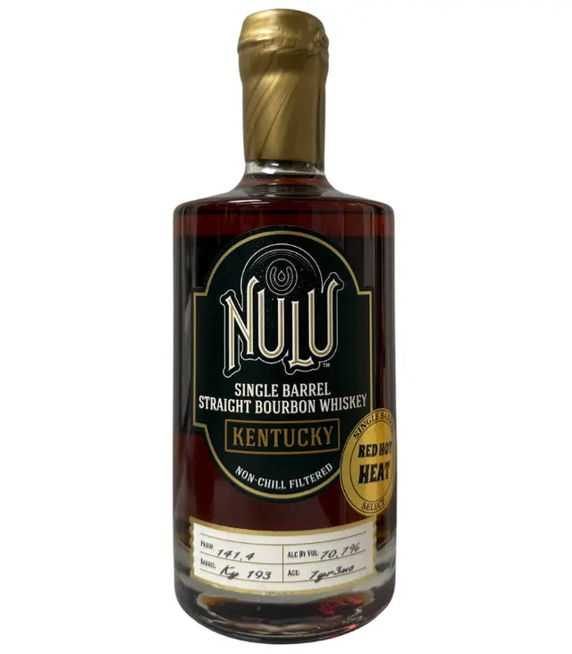 Nulu Single Barrel 'RED HOT HEAT' Hazmat 141.4 Proof Kentucky Straight Bourbon Whiskey at CaskCartel.com
