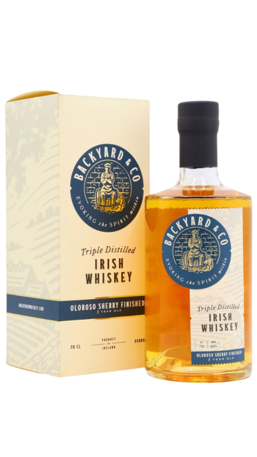Backyard & Co Oloroso Sherry Finish 5 Year Old Triple Distilled Irish Whiskey | 700ML at CaskCartel.com