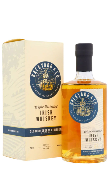 Backyard & Co Oloroso Sherry Finish 5 Year Old Triple Distilled Irish Whiskey | 700ML at CaskCartel.com