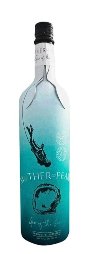 Mother of Pearl Gin Of The Sea Paper Bottle | 700ML at CaskCartel.com