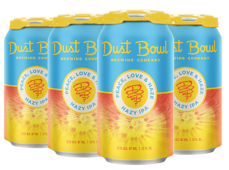Dust Bowl Brewing Co. Peace - Love & Haze Hazy IPA Beer | (6)*355ML at CaskCartel.com