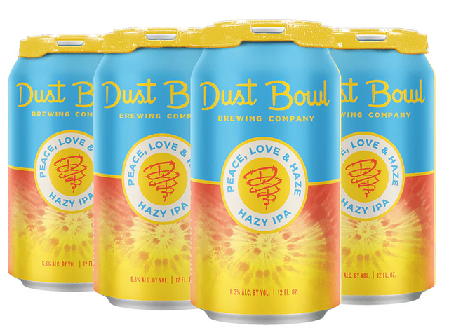 Dust Bowl Brewing Co. Peace - Love & Haze Hazy IPA Beer | (6)*355ML at CaskCartel.com