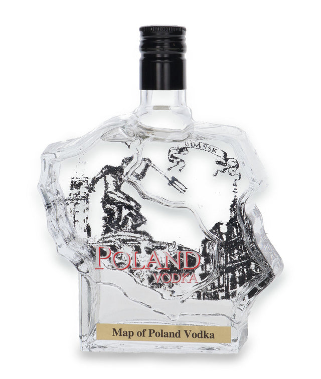 Map of Poland Vodka Gdansk | 700ML at CaskCartel.com