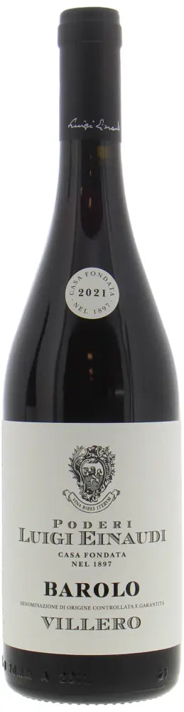 2021 | Poderi Luigi Einaudi | Villero at CaskCartel.com