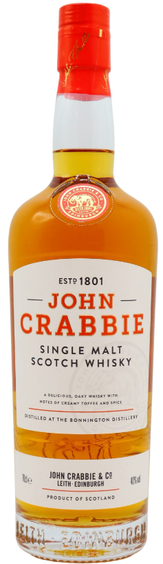 Bonnington John Crabbie Lowland Single Malt Scotch Whisky | 700ML