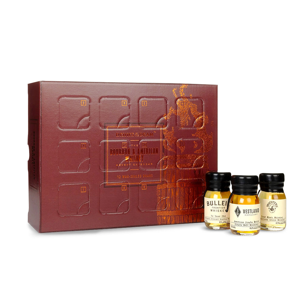 Bourbon & American Whiskey Advent Calendar 2025 PREMIUM EDITION | Drinks By The Dram | 12 Day at CaskCartel.com