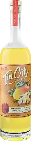 Tin City Distillery Mango Ginger Black-Peppercorn Vodka at CaskCartel.com