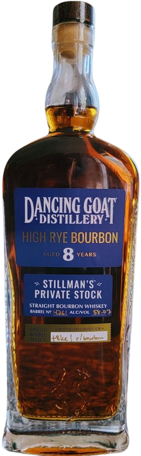Dancing Goat 8 Year Old High Rye Bourbon - Stillman's Private Stock at CaskCartel.com
