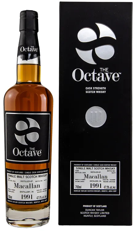 Macallan 1991 (Duncan Taylor) The Octave Premium (31 Year Old) Single Malt Scotch Whisky | 700ML at CaskCartel.com