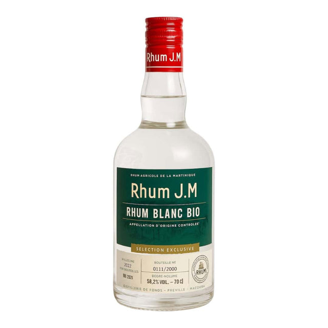 JM Rhum Blanc Bio Cuvée Confrerie du Rum | 700ML at CaskCartel.com