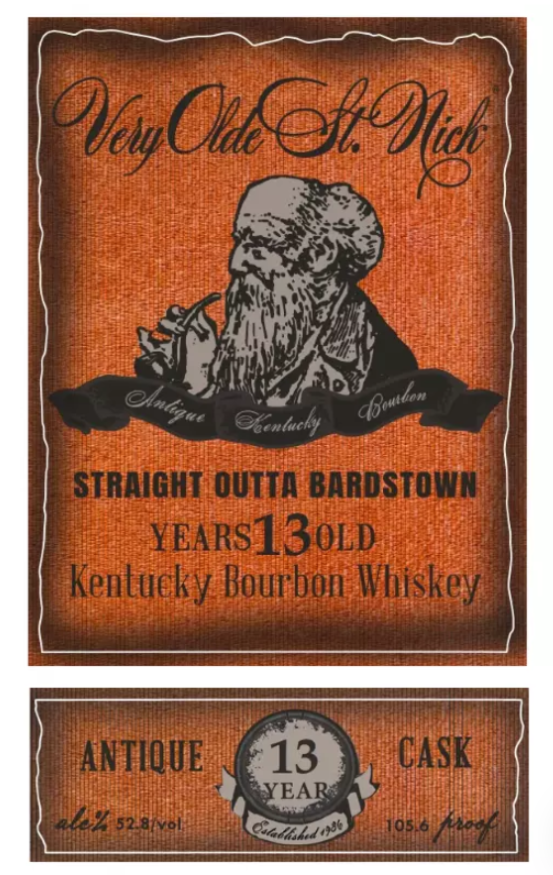 Very Olde St. Nick 13 Year Old Straight Outta Bardstown Bourbon Whisky