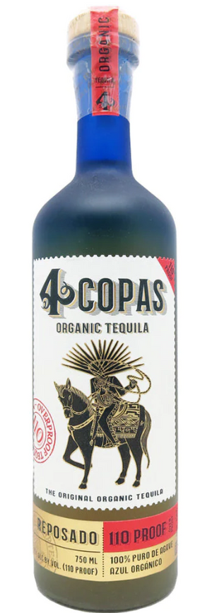 4 Copas Reposado 110 Proof Tequila at CaskCartel.com