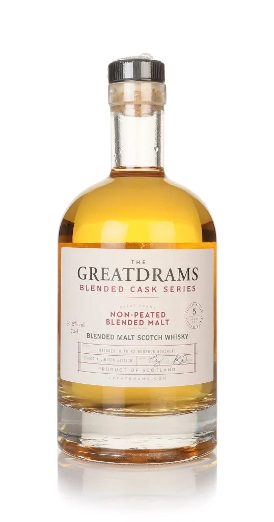 Non-Peated Blended Malt 5 Year Old Blended Cask Series (GreatDrams) Whisky | 700ML at CaskCartel.com