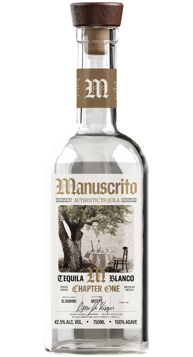 Manuscrito Chapter One Blanco Tequila at CaskCartel.com