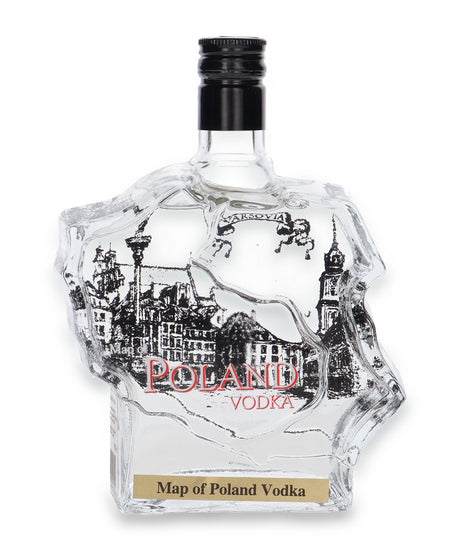 Map of Poland Vodka Warszawa | 700ML at CaskCartel.com