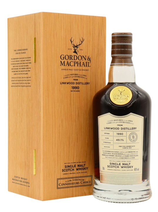 Linkwood Connoisseurs Choice Single Cask #6965 33 Year Old 1990 Vintage Single Malt Scotch Whisky | 700ML at CaskCartel.com