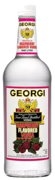 Georgi Raspberry Vodka | 1L at CaskCartel.com