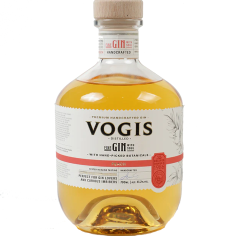 Vogis Fine Gin With Soul Peach Flavored | 700ML at CaskCartel.com