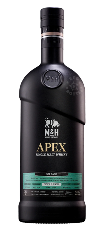 M&H 3 Year Old STR Cask 2018-0838 Apex Single Malt Whisky at CaskCartel.com