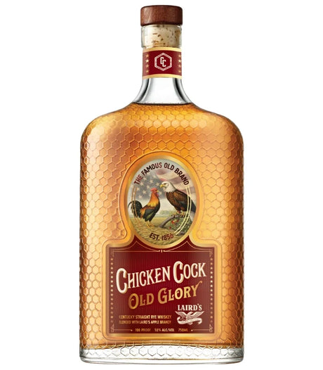 Chicken Cock x Laird's Old Glory Apple Brandy Blended Kentucky Straight Rye Whiskey at CaskCartel.com
