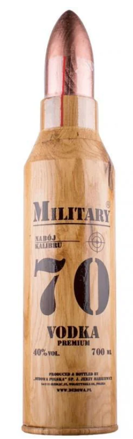Debowa Military 70 Premium Vodka | 700ML at CaskCartel.com