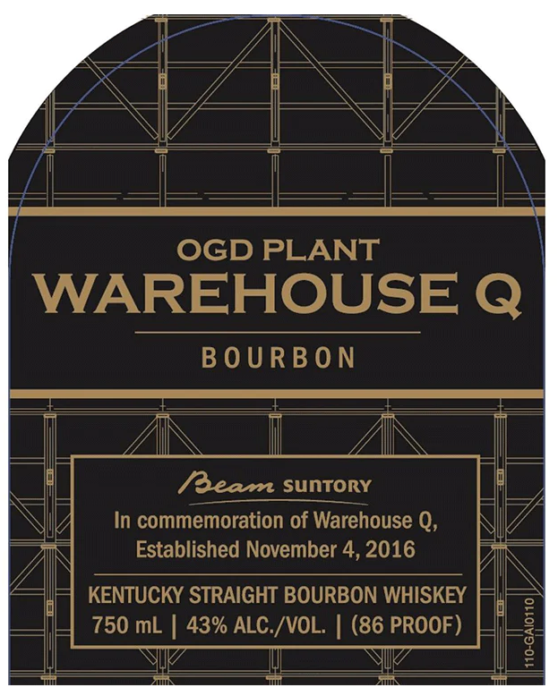 Beam Suntory OGD Plant Warehouse Q Kentucky Straight Bourbon Whisky at CaskCartel.com