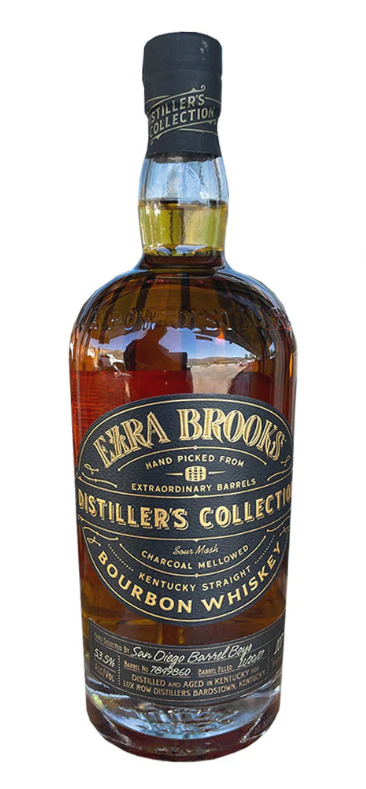 Ezra Brooks Distiller's Collection Selected by San Diego Barrel Boys Kentucky Straight Bourbon Whiskey
