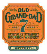 Old Grand Dad 7 Year Old Bottled-In-Bond Kentucky Straight Bourbon Whiskey at CaskCartel.com