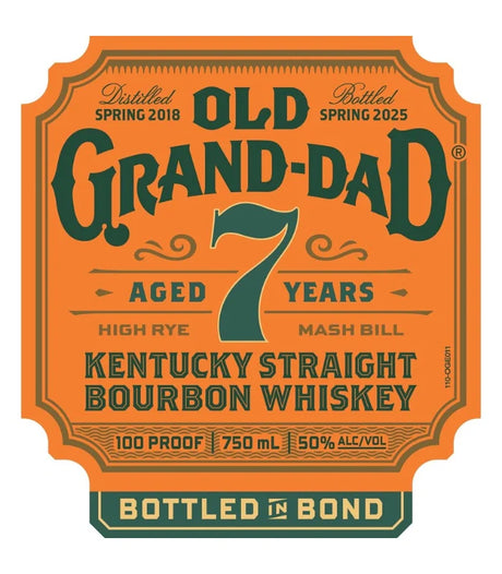 Old Grand Dad 7 Year Old Bottled-In-Bond Kentucky Straight Bourbon Whiskey at CaskCartel.com
