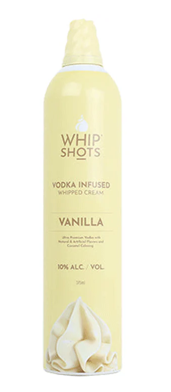 Whipshots by Cardi B Vanilla Infused Whipped Cream Vodka | 375ML at CaskCartel.com