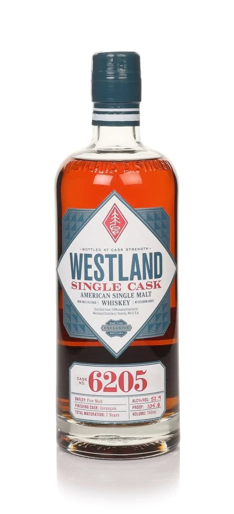Westland Single Cask 7 Year Old Exclusive Cask #6205 Single Malt Whiskey | 700ML at CaskCartel.com