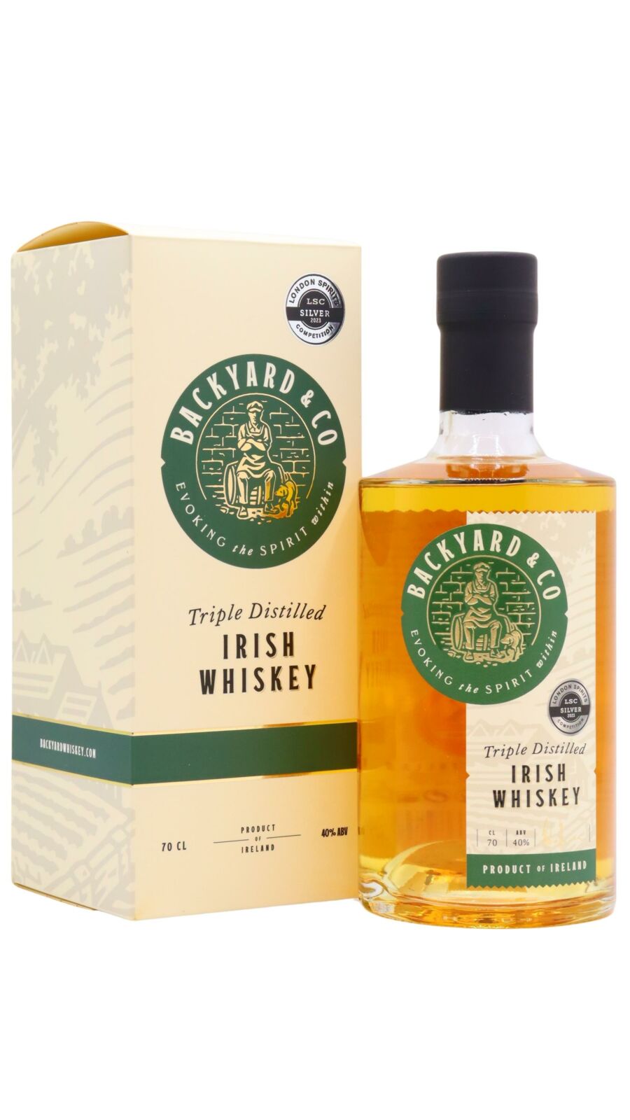 Backyard & Co Single Grain 3 Year Old Triple Distilled Irish Whiskey | 700ML at CaskCartel.com