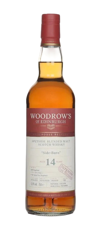 Side-Burn 14 Year Old 2011 Tawny Port Cask - Woodrow's of Edinburgh Blended Malt Scotch Whisky | 700ML at CaskCartel.com