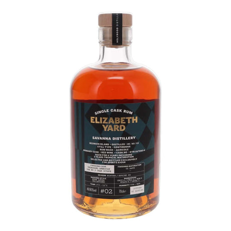 Elizabeth Yard Reunion Island Savanna Distillery 9 Year Old #02 Rum | 700ML at CaskCartel.com