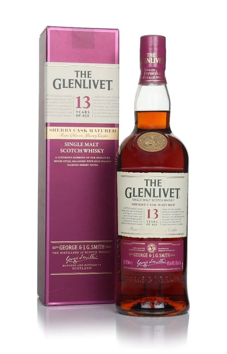 The Glenlivet 13 Year Old - Sherry Cask Matured Single Malt Scotch Whisky | 700ML at CaskCartel.com