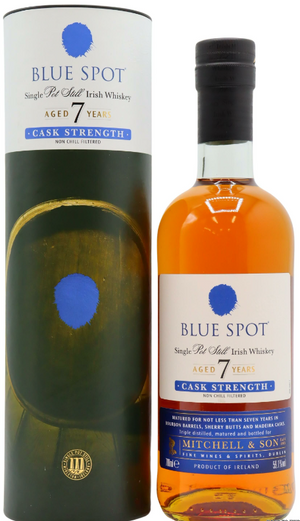 Blue Spot 7 Year Old Cask Strength Pot Still Batch #3 Single Irish Whiskey | 700ML at CaskCartel.com