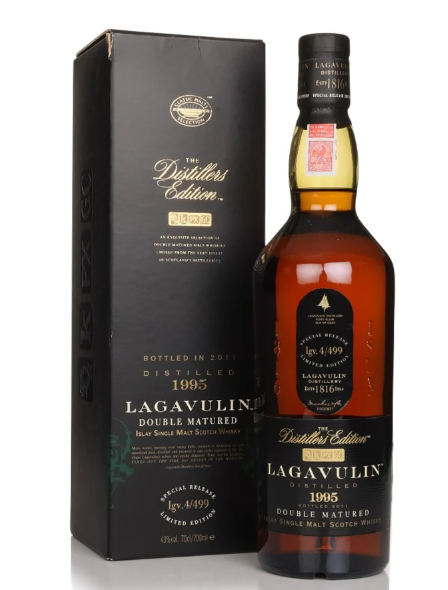 Lagavulin 1995 Bottled 2011 Pedro Ximenez Cask Finish Distillers Edition Single Malt Scotch Whisky | 700ML at CaskCartel.com