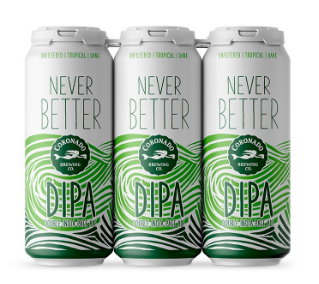 Coronado Brewing Company Never Better Double IPA | (6)*355ML at CaskCartel.com