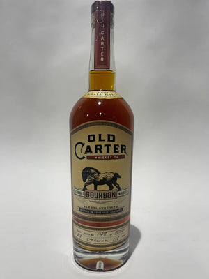 Old Carter Very Small Batch 1-KY Barrel strength Straight Bourbon 118 Proof Bottle 148 of 574 at CaskCartel.com