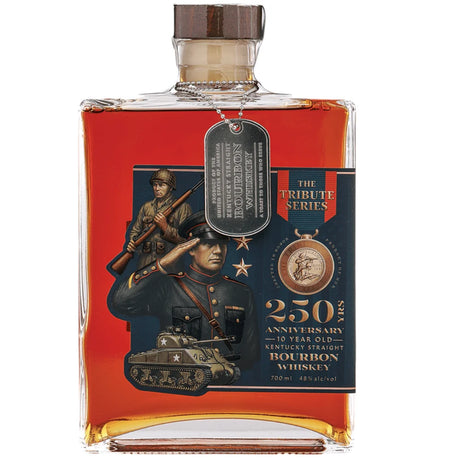 The Tribute Series 10 Year Old 250th Anniversary Marines Edition Kentucky Straight Bourbon Whiskey | 700ML at CaskCartel.com