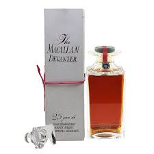 The Macallan 1963 25 Year Old Crystal Decanter Single Highland Malt Scotch Whisky at CaskCartel.com