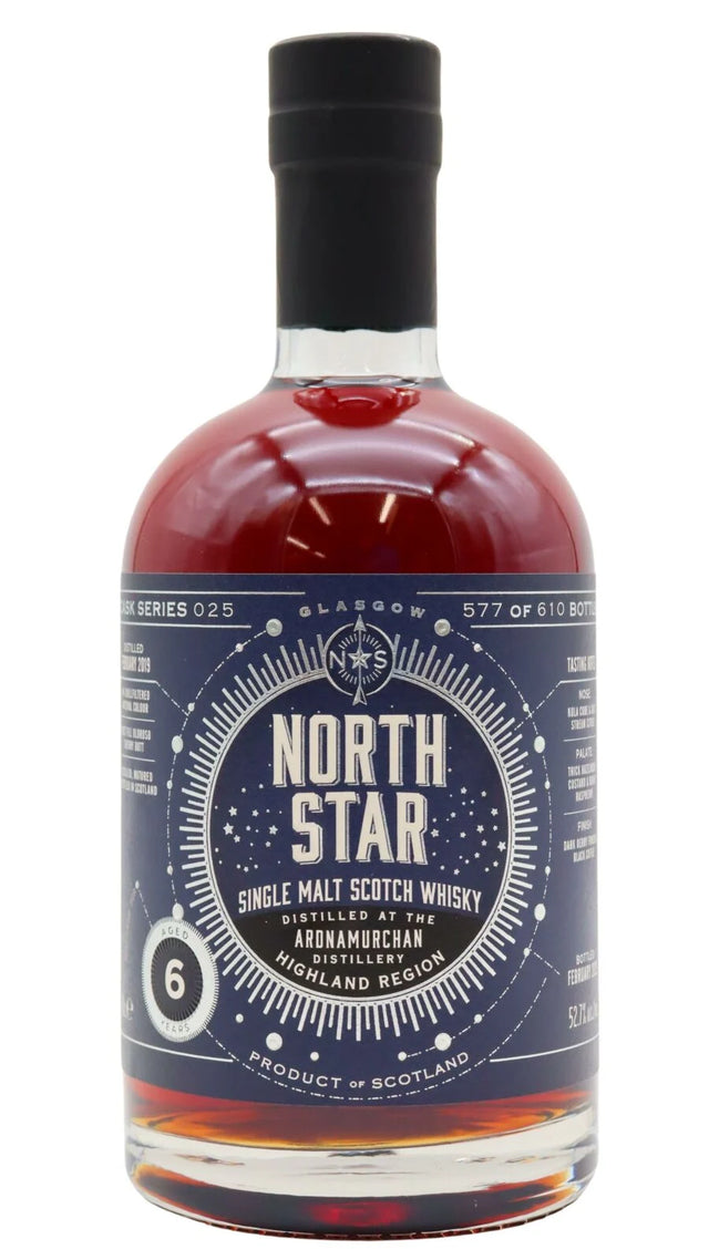 Ardnamurchan North Star Single Cask Whisky 6 Year Old Single Malt Scotch Whisky | 700ML at CaskCartel.com