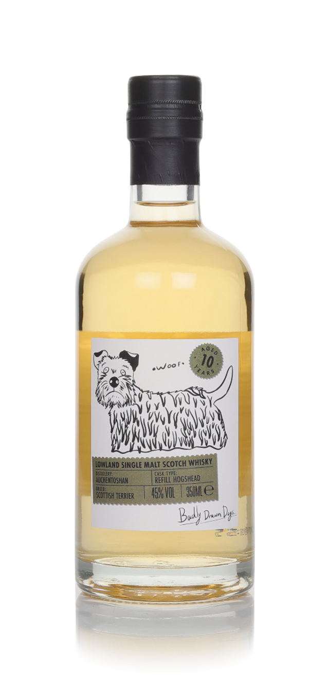 Auchentoshan 10 Year Old - Badly Drawn Dogs Single Malt Scotch Whisky | 350ML at CaskCartel.com