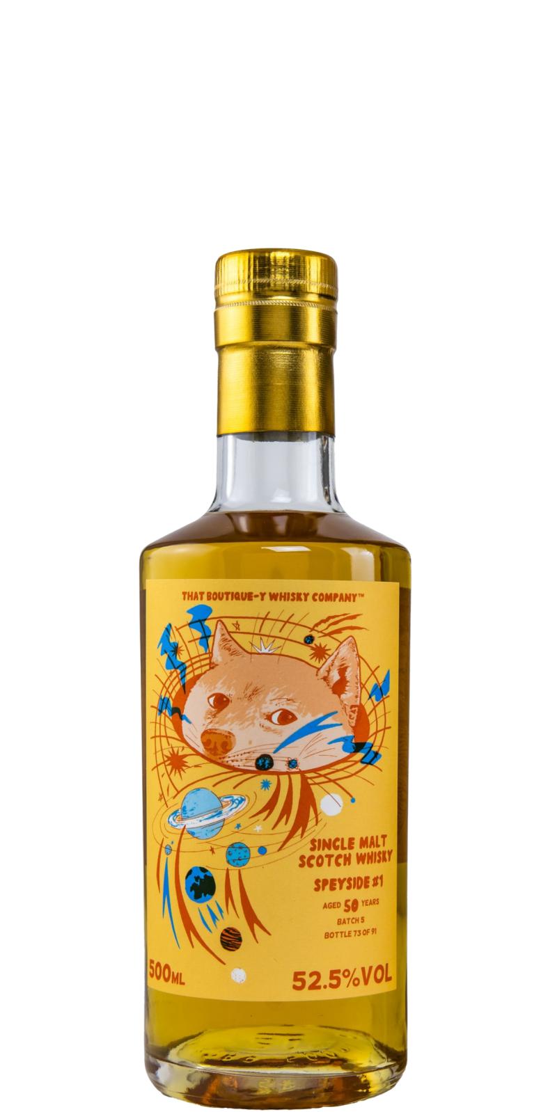 Undisclosed Speyside That Boutique-Y Whisky Company Batch #5 50 Year Old Whisky | 500ML at CaskCartel.com