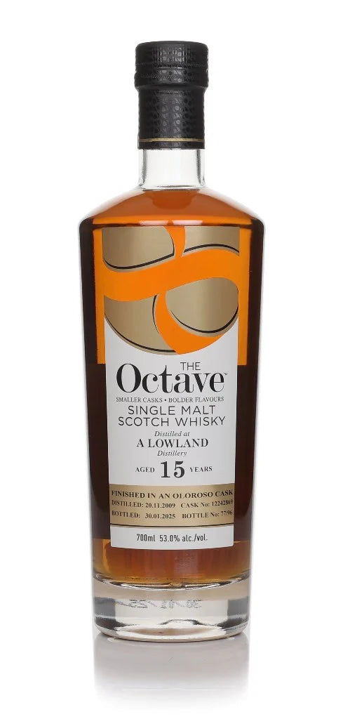 Lowland 15 Year Old 2009 Cask #12242869 - The Octave (Duncan Taylor) Single Malt Scotch Whisky | 700ML at CaskCartel.com