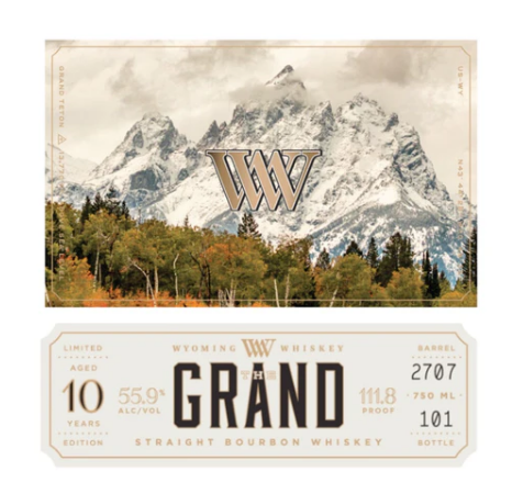Wyoming Whiskey The Grand 10 Year Old Bourbon Whiskey at CaskCartel.com